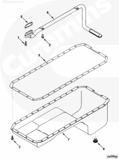  Cummins Трубка маслоприемная поддона