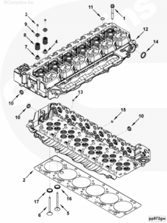  Cummins Головка блока цилиндров (ГБЦ)