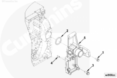  Cummins Патрубок впускной водяной
