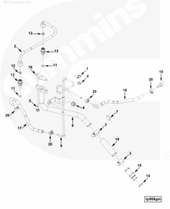  Cummins Шланг контроля качества топливной смеси