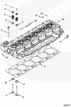  Cummins Прокладка ГБЦ