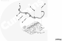  Cummins Жгут проводов подогревателя впускного воздуха