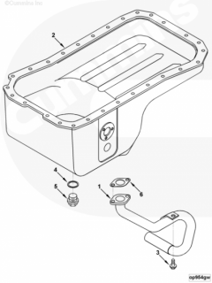  Cummins Поддон масляный