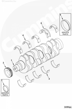  Cummins Коленчатый вал