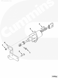  Cummins Соленоид ТНВД (клапан отсечки топлива)