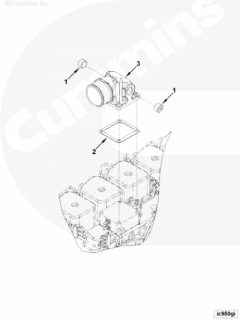  Cummins Патрубок забора воздуха