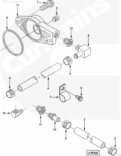  Cummins Патрубок водяной воздушного компрессора