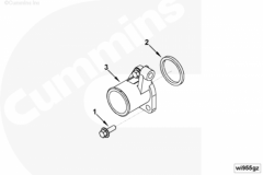  Cummins Патрубок впускной водяной