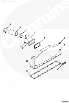  Cummins Патрубок интеркулера 
