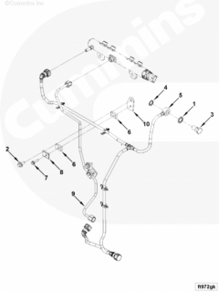  Cummins Трубка топливная возвратная