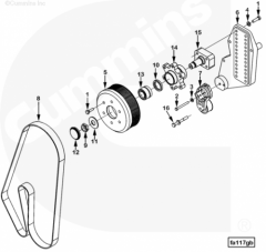 Cummins Натяжитель ремня