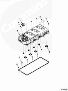  Cummins Крышка клапанная