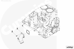  Cummins Патрубок ОЖ впускной