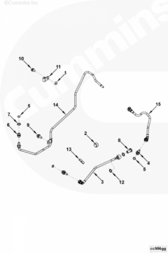  Cummins Трубка воздушного компрессора
