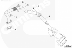  Cummins Трубка подачи воздуха
