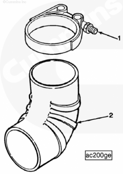  Cummins Патрубок забора воздуха