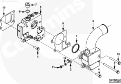  Cummins Крышка корпуса термостата
