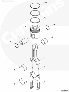  Cummins Поршень