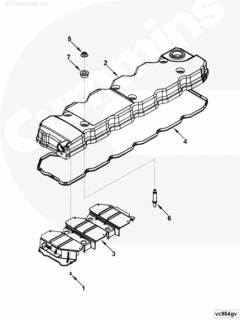  Cummins Крышка клапанная