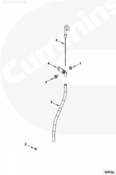  Cummins Трубка щупа уровня масла