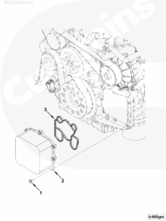  Cummins Маслоохладитель