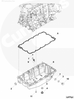  Cummins Поддон картера