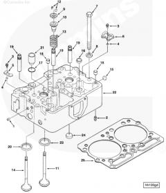  Cummins Головка блока цилиндров (ГБЦ)