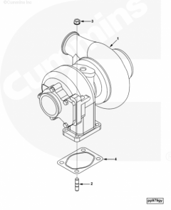  Cummins Турбокомпрессор HX40