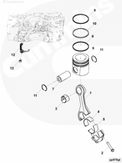  Cummins Поршень