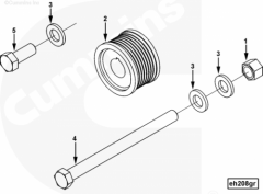  Cummins Шкив генератора 