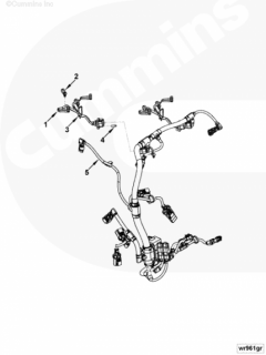  Cummins Болт крепления жгута проводов