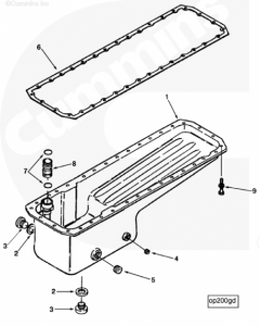  Cummins Поддон картера
