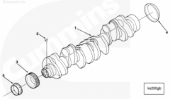  Cummins Коленчатый вал