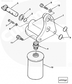  Cummins Фильтр охлаждающей жидкости