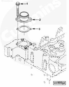  Cummins Патрубок впускной водяной