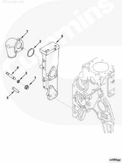  Cummins Патрубок впускной водяной