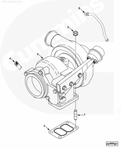  Cummins Турбокомпрессор HX40W