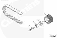  Cummins Ремень 8PK1682 Cummins