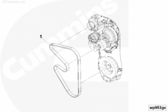  Cummins Ремень 8PK1725