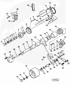  Cummins Сальник натяжного ролика