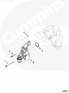  Cummins Болт крепления коллектора водяного