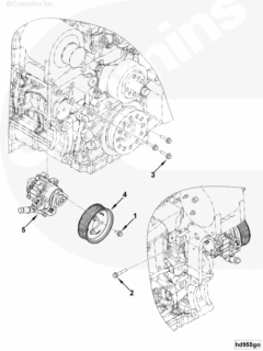  Cummins Насос ГУР Евро-4