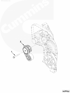  Cummins Болт натяжителя ремня