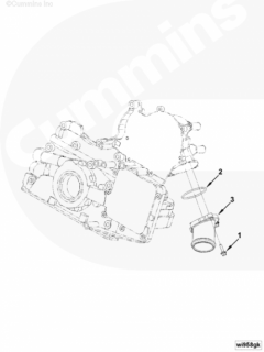  Cummins Болт крепления впускного водяного патрубка