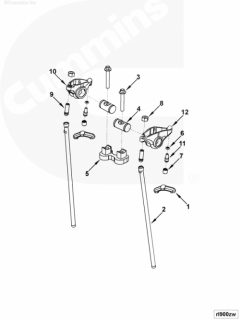  Cummins Коромысло клапана выпускного