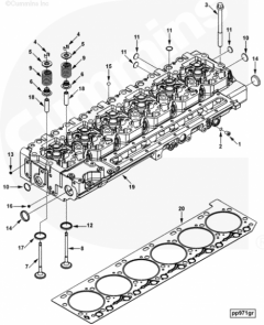  Cummins Головка блока цилиндров (ГБЦ)