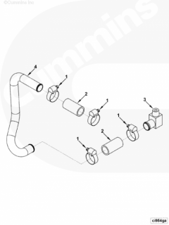  Cummins Трубка воздушного компрессора