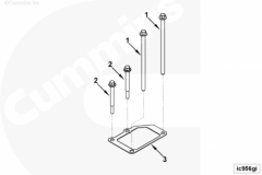  Cummins Болт крепления нагревателя впускного воздуха