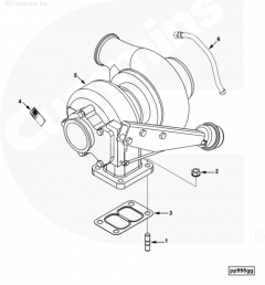  Cummins Турбокомпрессор HX40W