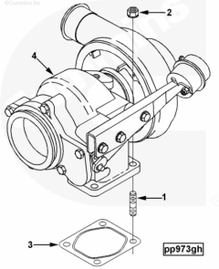  Cummins Турбокомпрессор HX40W